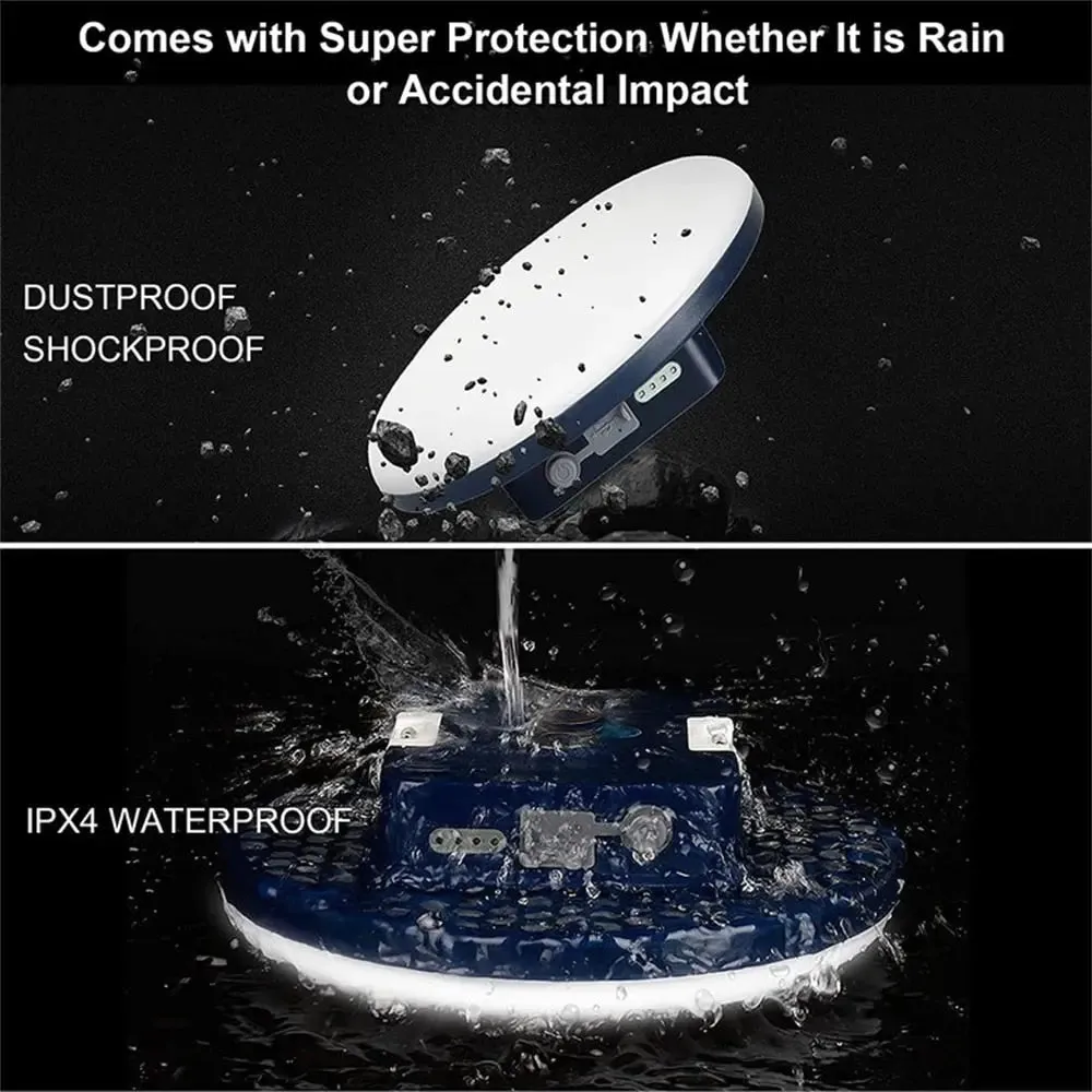 Rechargeable LED Camping Lantern with Magnet Strong Light Zoom Portable Flashlights 15600maH Tent Lights Work Repair Lighting