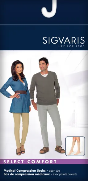 SIGVARIS SELECT COMFORT 860 Calf Open Toe Plus 30 40mmHg SIGVARIS SELECT COMFORT 860 Calf Open Toe Plus 30 40mmHg