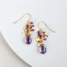 The Aurora Earring - Amethyst The Aurora Earring - Amethyst