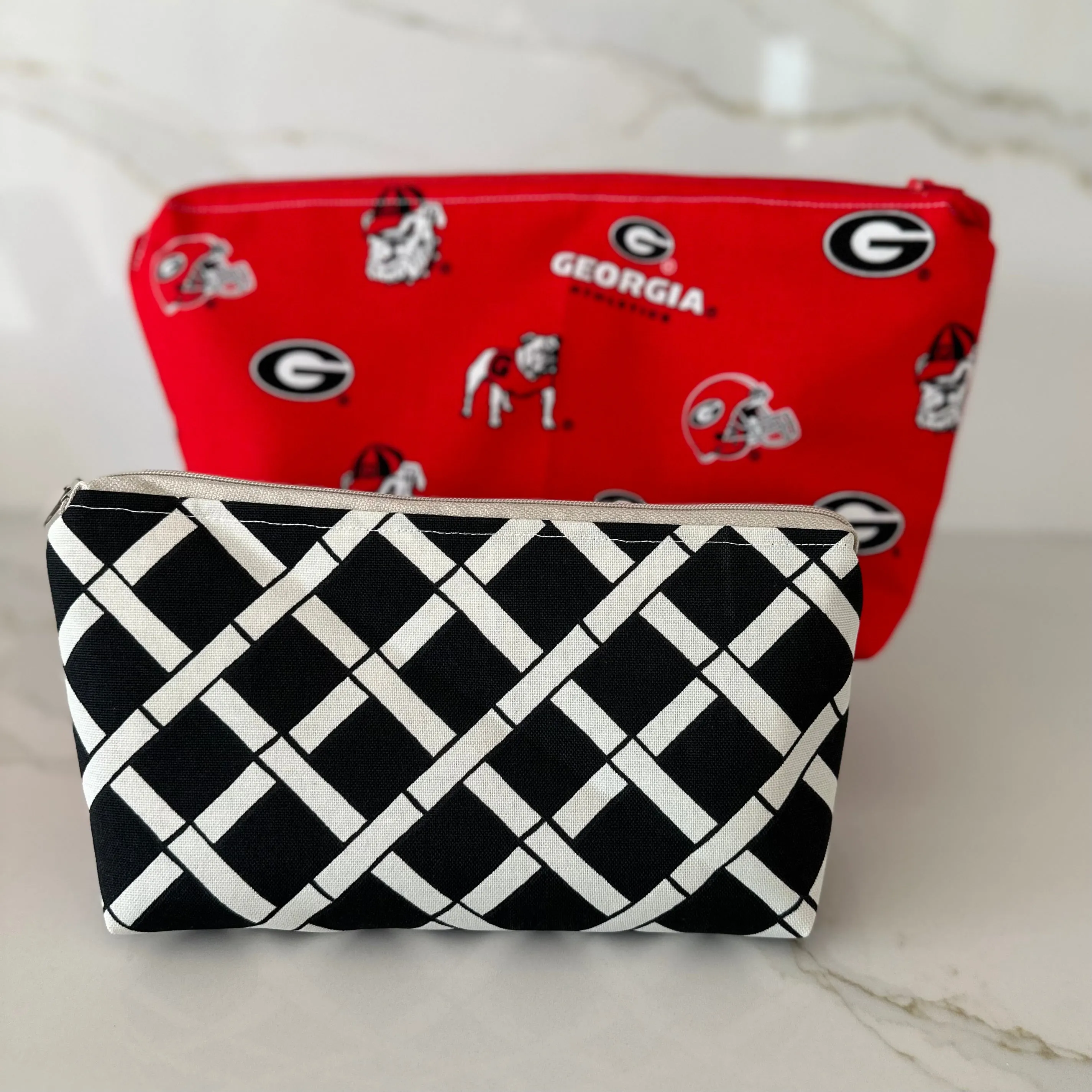 University of Georgia UGA Zipper Bag