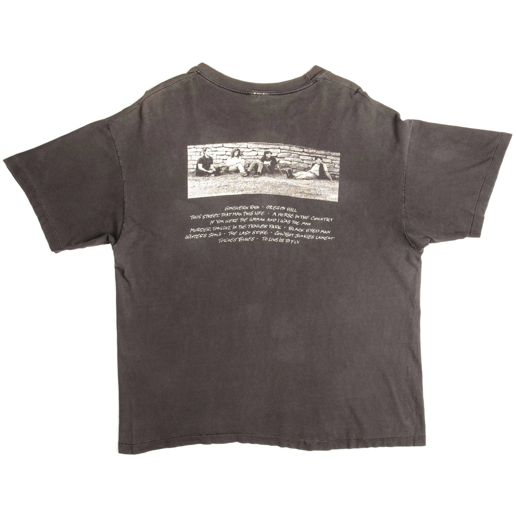 VINTAGE COWBOY JUNKIES TEE SHIRT 1990s SIZE XL MADE IN USA