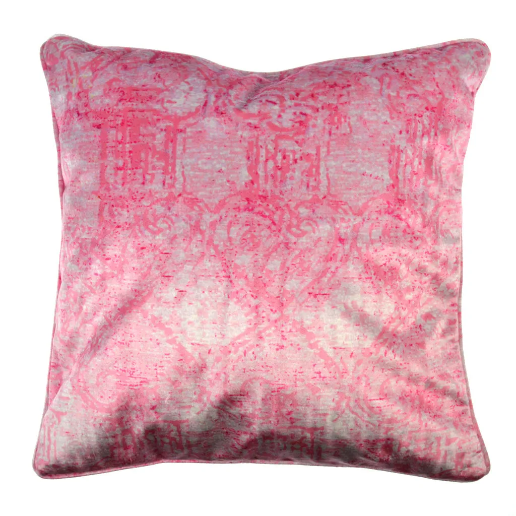 Walter Knabe Pillow 20" Velvet Metropolis Magenta