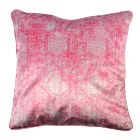 Walter Knabe Pillow 20" Velvet Metropolis Magenta