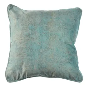 Walter Knabe Pillow 20" Velvet Weston Light Blue Walter Knabe Pillow 20" Velvet Weston Light Blue